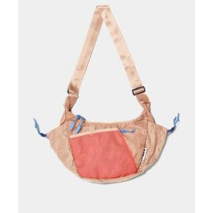 Baboon to the Moon Crescent body bag - pink/peach